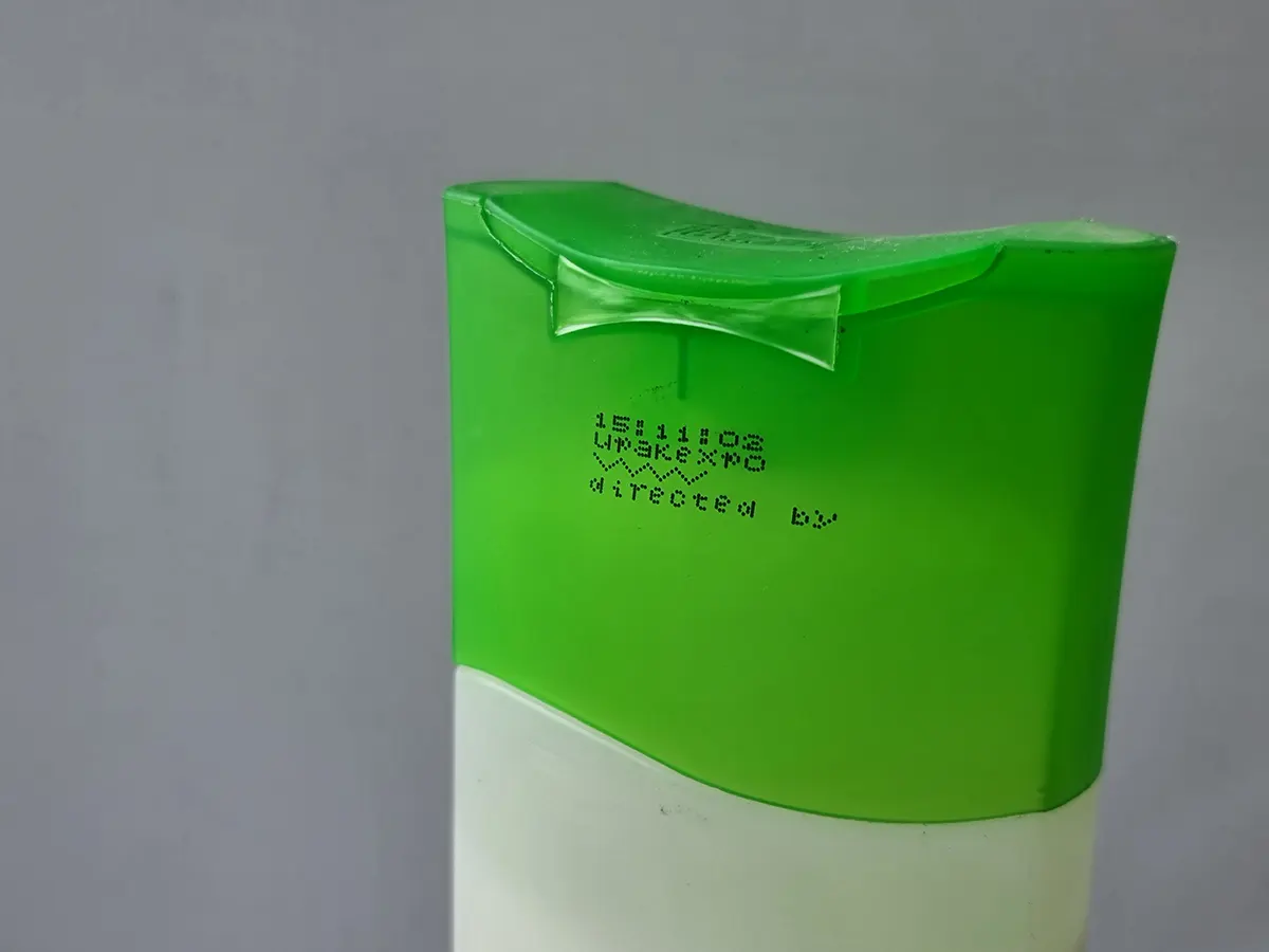 Маркировка на пластиковой упаковке бытовой химии принтером Welljets W5600